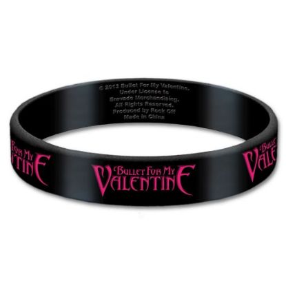 Picture of Bullet For My Valentine Gummy Wristband: Logo