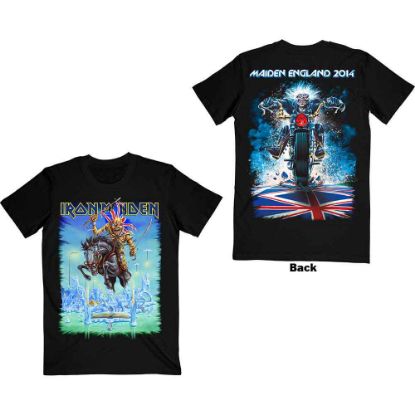 Picture of Iron Maiden Unisex T-Shirt: Tour Trooper Back Print