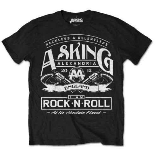 Picture of Asking Alexandria Unisex T-Shirt: Rock 'n Roll