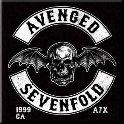 Picture of Avenged Sevenfold Fridge Magnet: Death Bat Crest