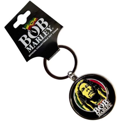 Picture of Bob Marley Keychain: Logo Face