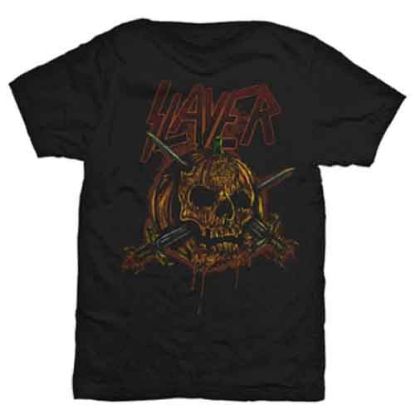 Picture of Slayer Unisex T-Shirt: Skull Pumpkin