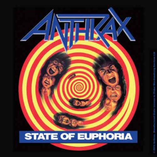 Picture of Anthrax Single Cork Coaster: State of Euphoria