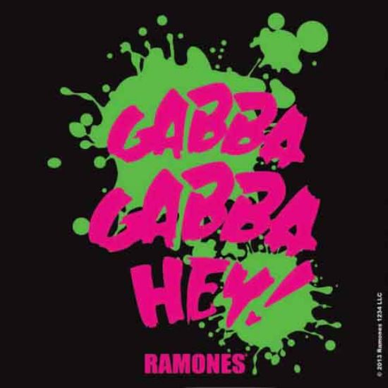 Picture of Ramones Single Cork Coaster: Gabba Gabba