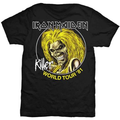 Picture of Iron Maiden Unisex T-Shirt: Killer World Tour 81