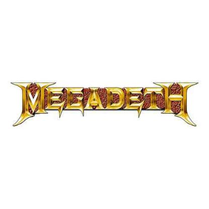 Picture of Megadeth Pin Badge: Gold Logo