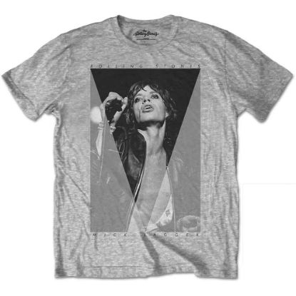 Picture of The Rolling Stones Unisex T-Shirt: Mick Triangle