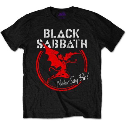 Picture of Black Sabbath Unisex T-Shirt: Archangel Never Say Die