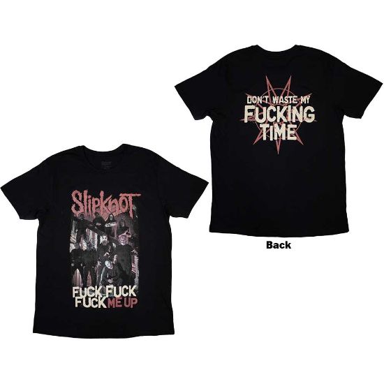 Picture of Slipknot Unisex T-Shirt: Fuck Me Up Back Print