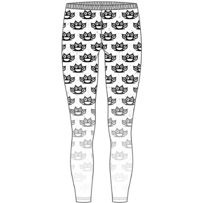 Picture of Five Finger Death Punch Ladies Fashion Leggings: Knuckleduster