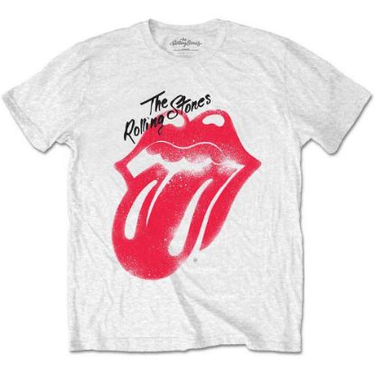 Picture of The Rolling Stones Unisex T-Shirt: Spray Tongue (XX-Large)