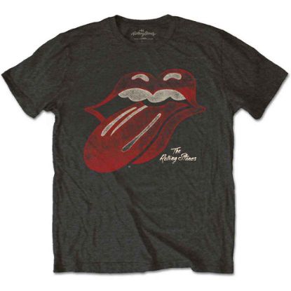 Picture of The Rolling Stones Unisex T-Shirt: Vintage Tongue Logo