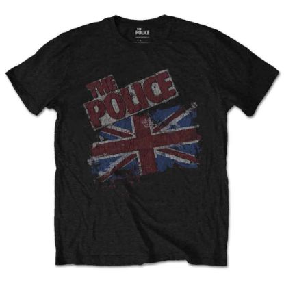 Picture of The Police Unisex T-Shirt: Vintage Flag