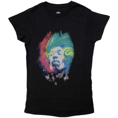 Picture of Jimi Hendrix Ladies T-Shirt: Galaxy