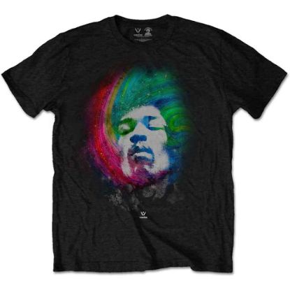 Picture of Jimi Hendrix Unisex T-Shirt: Galaxy