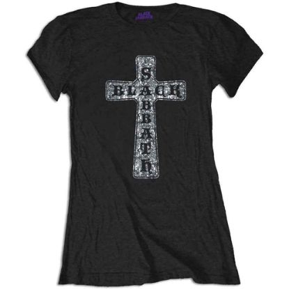 Picture of Black Sabbath Ladies T-Shirt: Cross Embellished