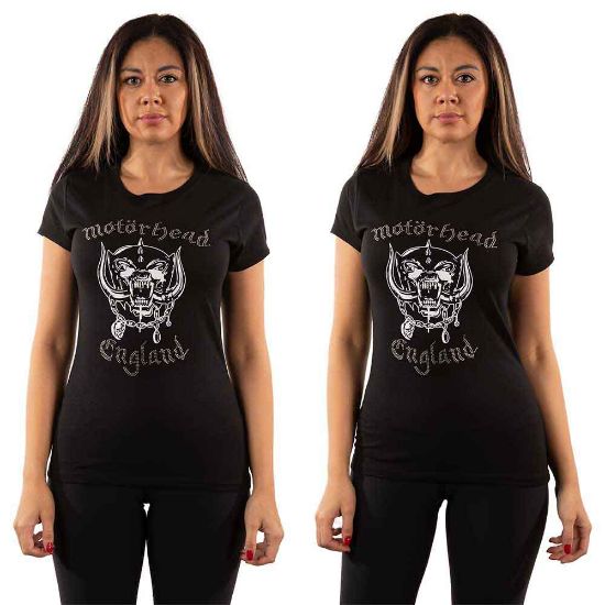Picture of Motorhead Ladies T-Shirt: England Embellished