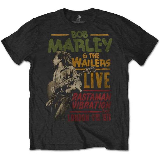 Picture of Bob Marley Unisex T-Shirt: Rastaman Vibration Tour 1976