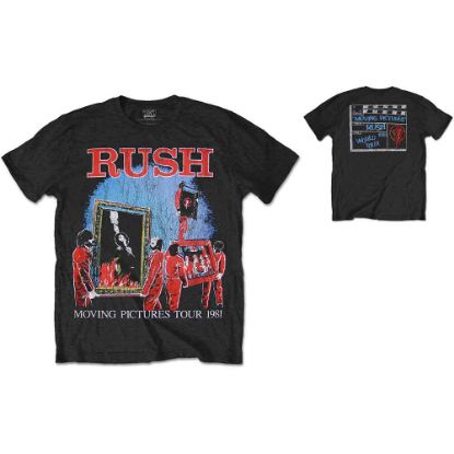 Picture of Rush Unisex T-Shirt: 1981 Tour Back Print