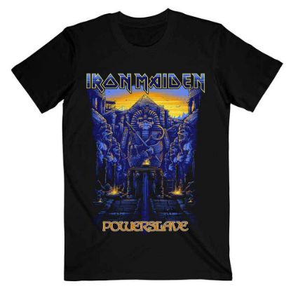 Picture of Iron Maiden Unisex T-Shirt: Dark Ink Powerslaves