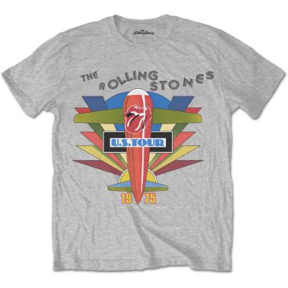 Picture of The Rolling Stones Unisex T-Shirt: Retro US Tour 1975