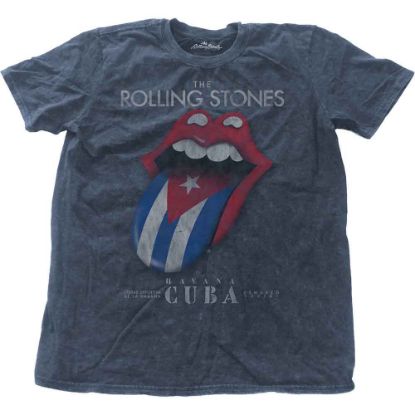 Picture of The Rolling Stones Unisex T-Shirt: Havana Cuba Wash Collection