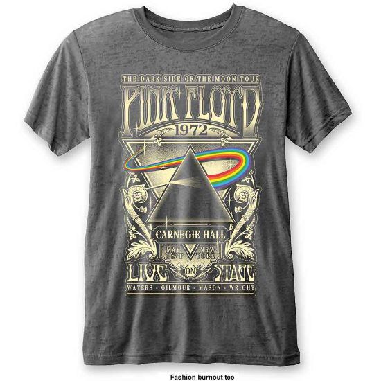 Picture of Pink Floyd Unisex Burnout T-Shirt: Carnegie Hall