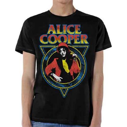 Picture of Alice Cooper Unisex T-Shirt: Snake Skin