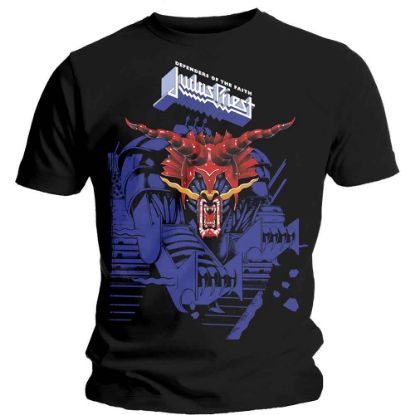 Picture of Judas Priest Unisex T-Shirt: Defenders Blue