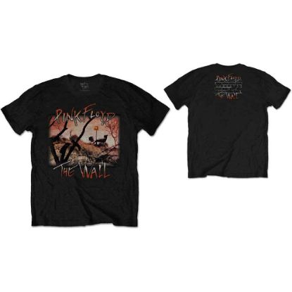 Picture of Pink Floyd Unisex T-Shirt: The Wall Meadow Back Print