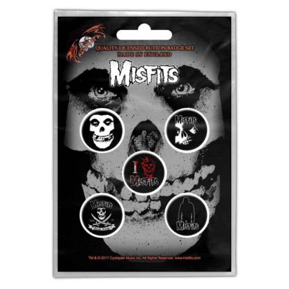 Picture of Misfits Button Badge Pack: Skull