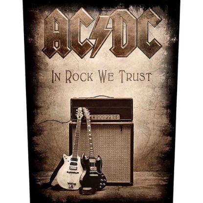 Picture of AC/DC Back Patch: In Rock We Trust