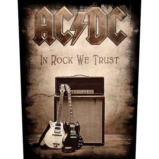 Picture of AC/DC Back Patch: In Rock We Trust