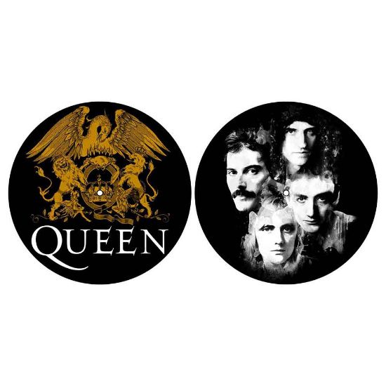 Picture of Queen Turntable Slipmat Set: Crest & Faces