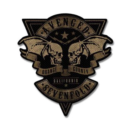 Picture of Avenged Sevenfold Woven Patch: Orange County Cut-Out (Standard)