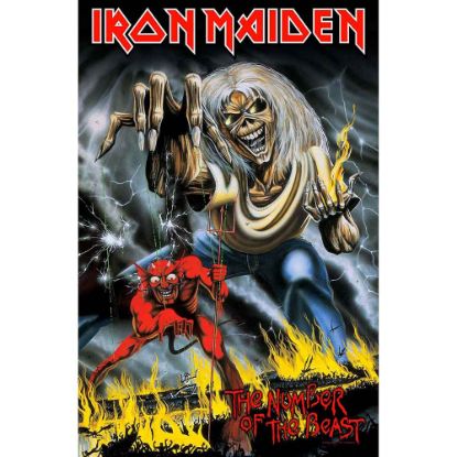 Picture of Iron Maiden Textile Poster: Number Of The Beast