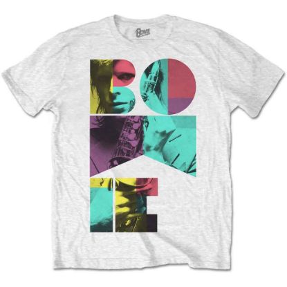 Picture of David Bowie Unisex T-Shirt: Colour Sax