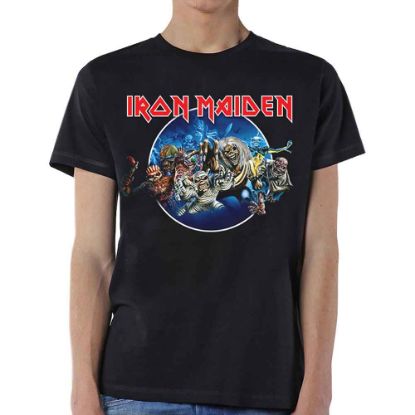 Picture of Iron Maiden Unisex T-Shirt: Wasted Years Circle