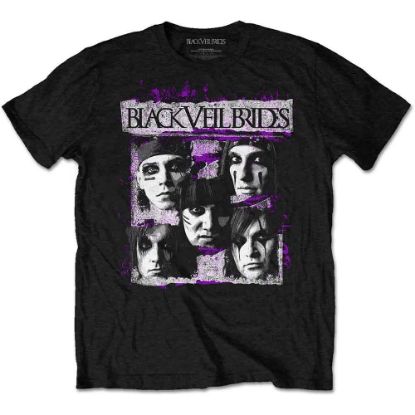 Picture of Black Veil Brides Unisex T-Shirt: Grunge Faces
