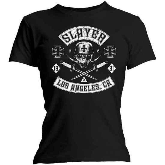 Picture of Slayer Ladies T-Shirt: Tribes (Ex-Tour & Skinny Fit) (Large)