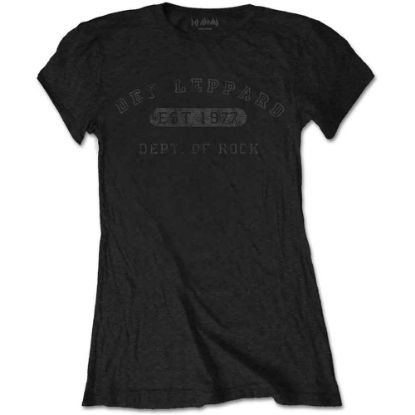 Picture of Def Leppard Ladies T-Shirt: Collegiate Logo