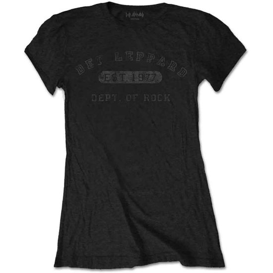 Picture of Def Leppard Ladies T-Shirt: Collegiate Logo