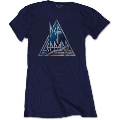 Picture of Def Leppard Ladies T-Shirt: Triangle Logo