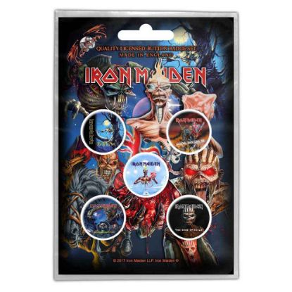 Picture of Iron Maiden Button Badge Pack: Later Albums