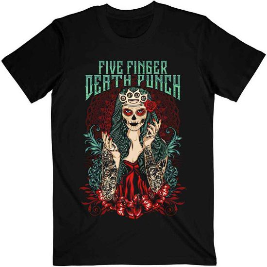 Picture of Five Finger Death Punch Unisex T-Shirt: Lady Muerta
