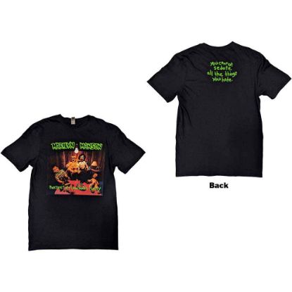 Picture of Marilyn Manson Unisex T-Shirt: American Family Back Print
