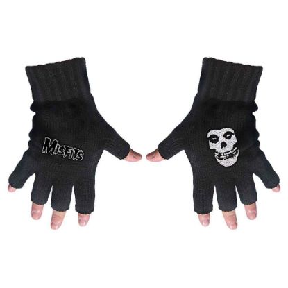 Picture of Misfits Unisex Fingerless Gloves: Logo & Fiend