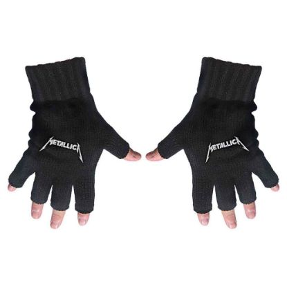 Picture of Metallica Unisex Fingerless Gloves: Logo