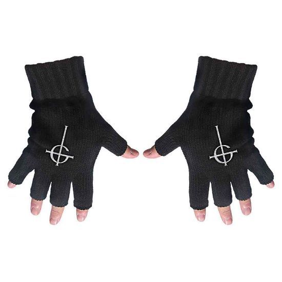 Picture of Ghost Unisex Fingerless Gloves: Ghost Cross