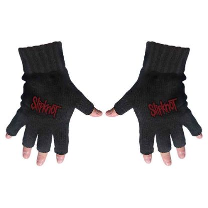 Picture of Slipknot Unisex Fingerless Gloves: Logo